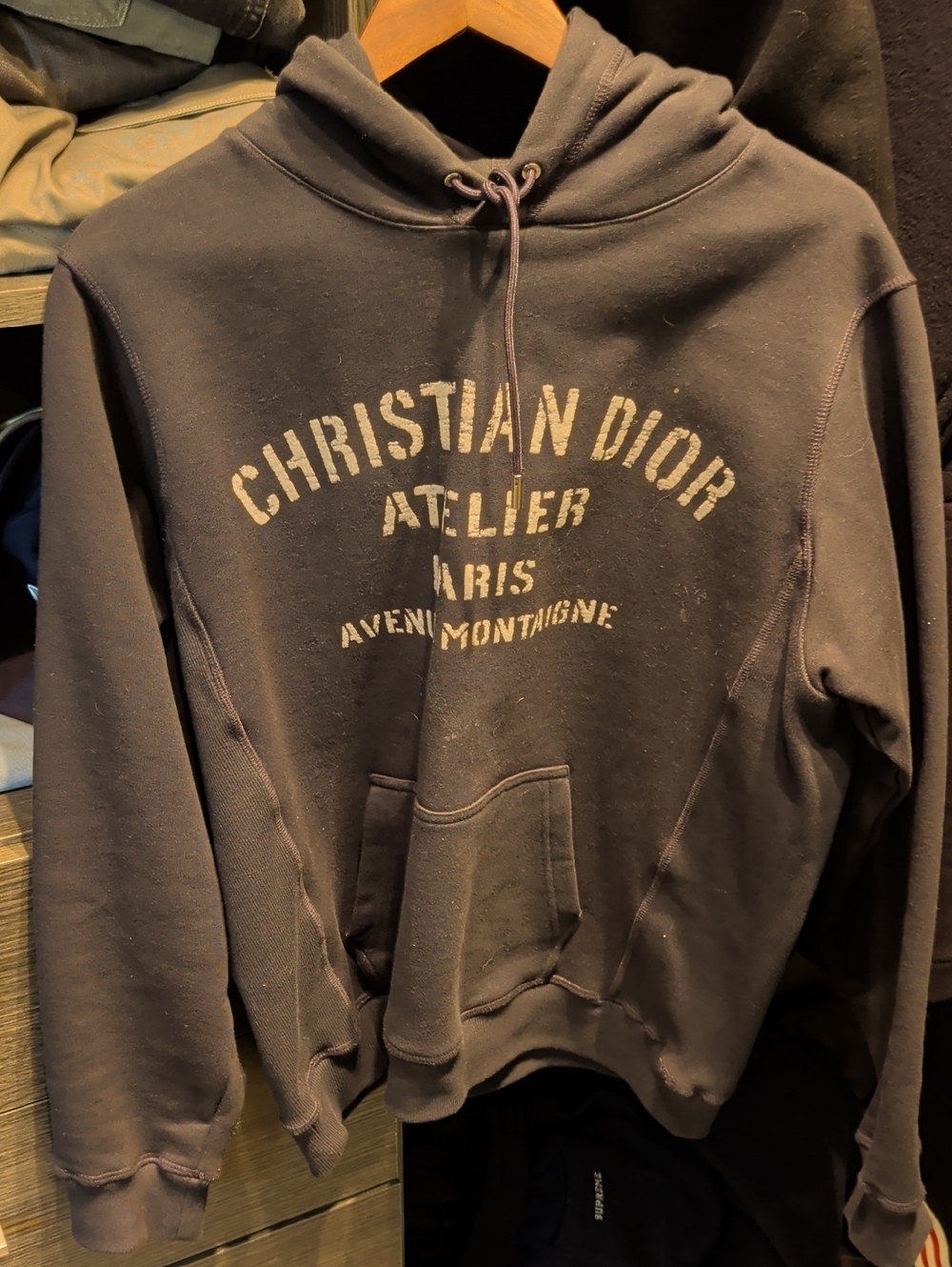 Dior Christian Dior Atelier Paris Graphic Hoodie - Black